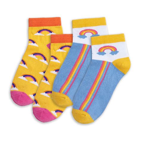 2-Pack Rainbow Socks