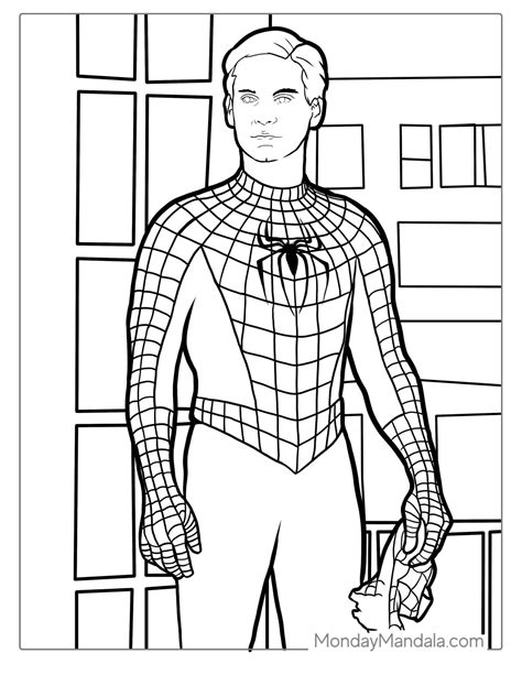 Printable Spiderman Coloring Pages Pdf