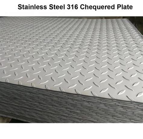 Stainless Steel Chequered Plate - Stainless Steel 202 Chequered Plate ...