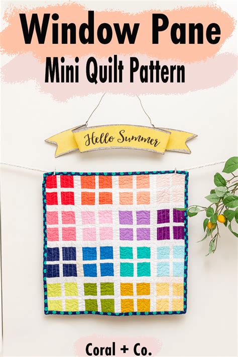 Image result for Window Pane Quilt Tutorial