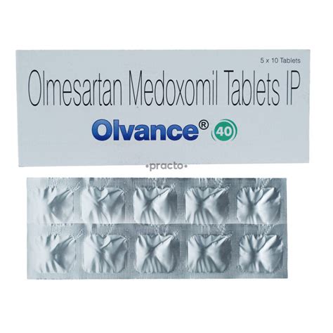 Olvance 40 MG Tablet - Uses, Dosage, Side Effects, Price, Composition ...