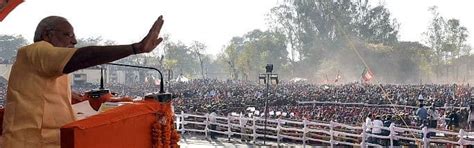 PM Modi addresses public rally in Basti and Bahraich, Uttar Pradesh
