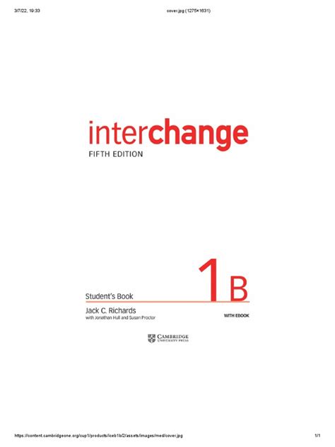 Image result for Interchange 5th Edition Level 1 PDF