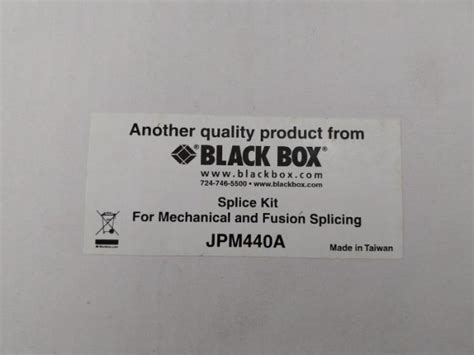 Black Box Jpm440A Splice Tray Kit For Mechanical And Fusion – Aeliya Marine