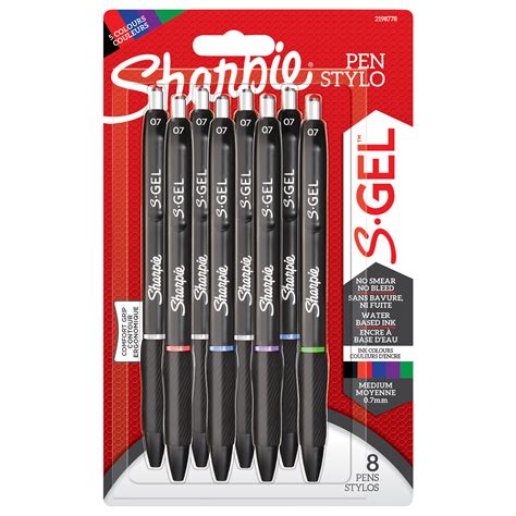 Sharpie S-Gel | Gel Pens | Medium Point (0.7mm) | Assorted Ink Colours ...