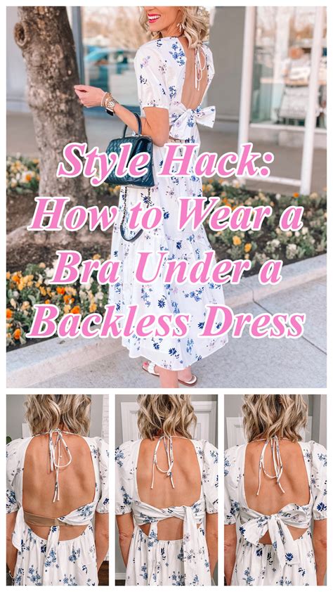 How To Wear Strapless Backless Bra