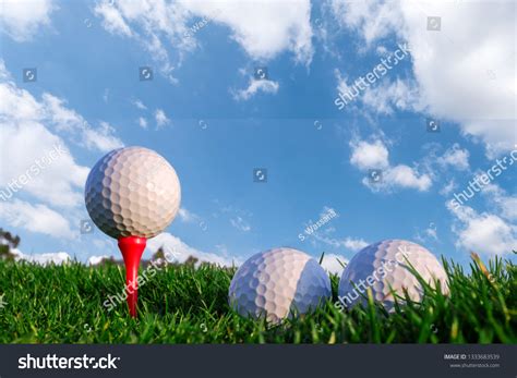 Golf Ball On Tee Peg Golf Stock Photo 1333683539 | Shutterstock