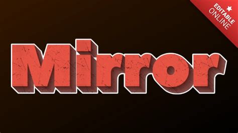 Image result for Mirrored Text