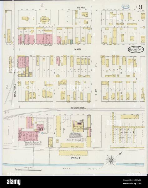 Map of mound city hi-res stock photography and images - Alamy