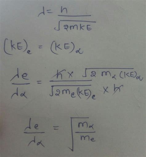 An electron and alpha particle have the same kinetic energy how de ...