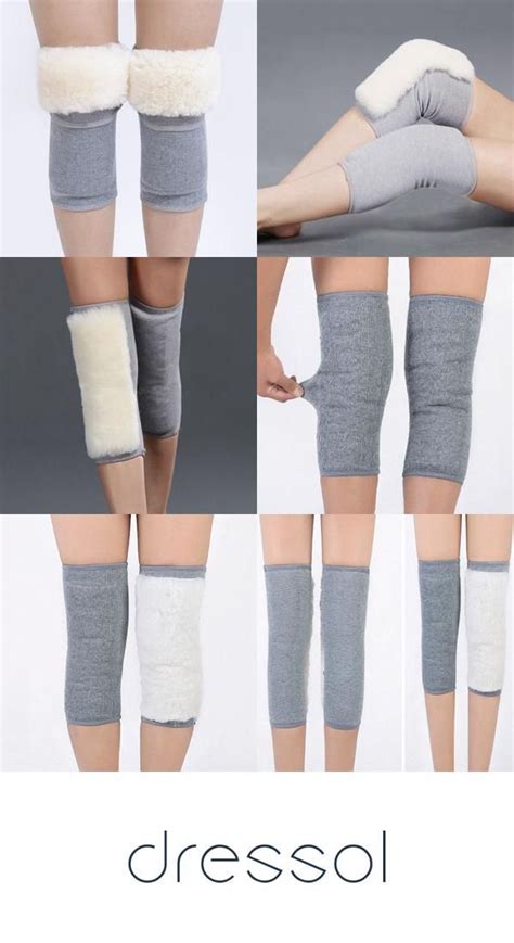 health care winter warm brace elastic breathable wool knee pads# ...