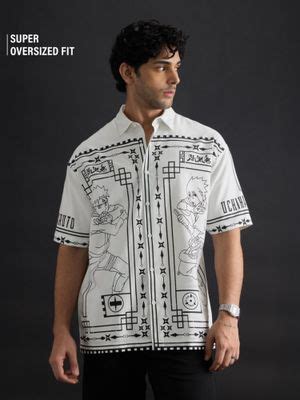 Buy The Souled Store Official Naruto Shippuden: Yin and Yang Men White ...