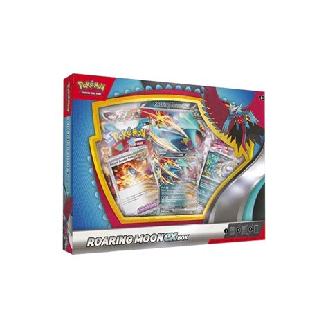 Pokemon Roaring Moon EX & Iron Valiant Collection Box – Sports Connection