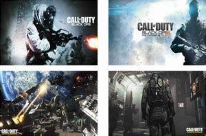 Call of Duty C Poster Set of 4 Posters With Gloss Lamination M11 Paper ...