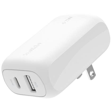 Belkin 42W Dual Port Wall Charger With PD Fast Charging White | Walgreens