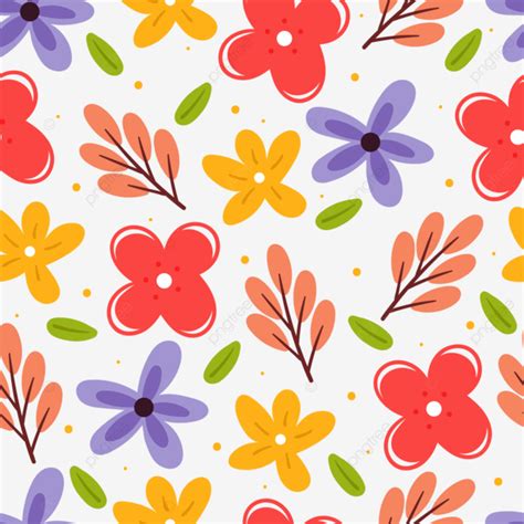 Cartoon Flower Pattern 的图像结果