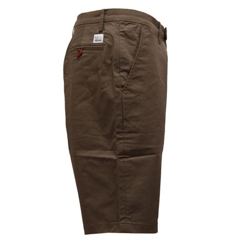 0750Z bermuda uomo FRED PERRY cotton BROWN pantalone corto shorts man