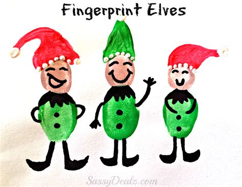 Christmas Fingerprint Crafts - U Create