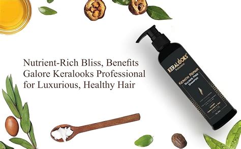 Buy Keralooks professional® keratin hair repair shampoo for dry and ...