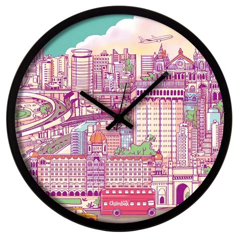 Buy Chumbak City of Dreams Wall Clock Online at Low Prices in India ...