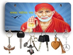Craftmobile Keyholder Sai Baba Wood Key Holder Price in India - Buy ...