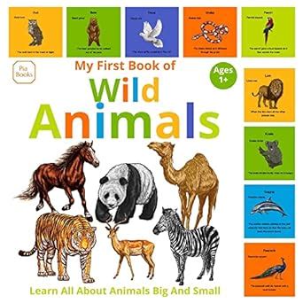 My First Book Of Wild Animals: For Toddlers 1-3 Years, Learn All About ...