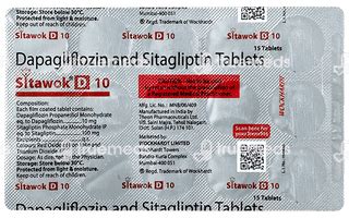 Sitawok D 10/100 MG | Order Sitawok D 10/100 MG Tablet Online at Truemeds