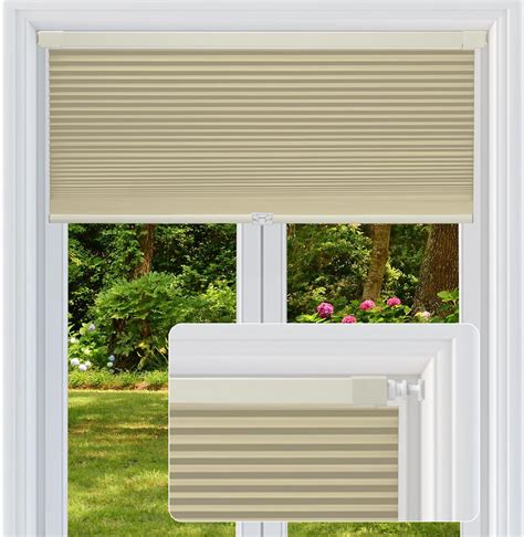 Amazon.com: FabuBlinds Cordless Cellular Shades, No Drill No Tools ...