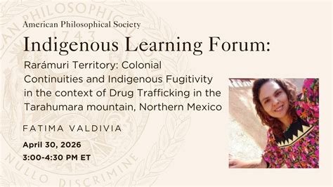 Rarámuri Territory: Colonial Continuities and Indigenous Fugitivity in the context of Drug ...