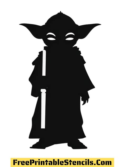 Silhouette Of Yoda