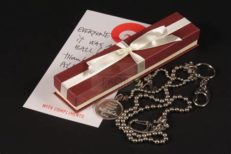 The Prop Gallery | Johnny Depp (Willy Wonka) keychain crew gift