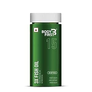 Body First Triple Strength Fish Oil 1250mg (EPA - 560mg, DHA - 400mg ...