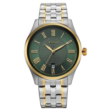 Buy Online Titan Neo Roman Analog with Green Dial Dual Tone Stainless ...