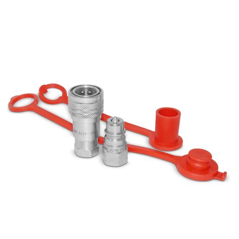Buy 1/4” Ag ISO 5675 Hydraulic Quick Connect Pioneer Style Coupler Set ...