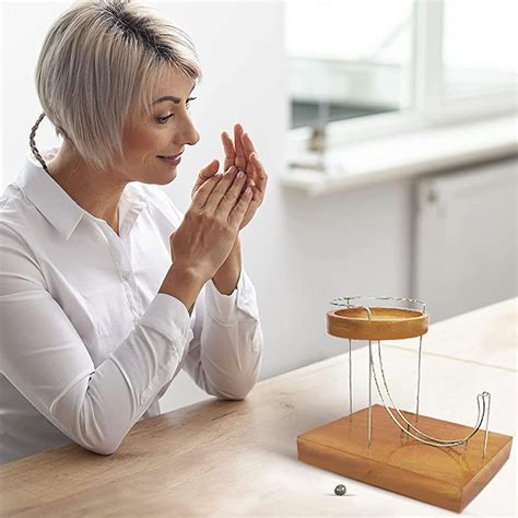 Kinetic Art Perpetual Marble Machine Levitating Ball Magnetic Toys ...