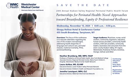 20TH Annual Hudson Valley Regional Perinatal Public Health Conference ...
