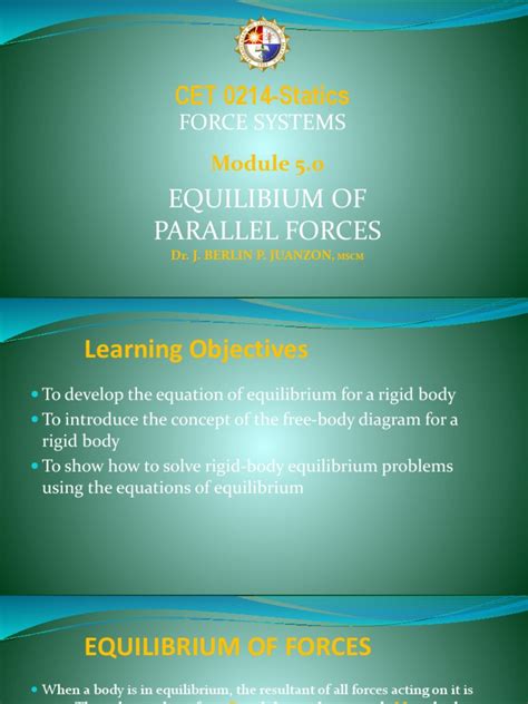 Equilibrium of Parallel Forces 的图像结果