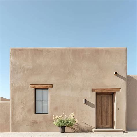Minimalist Pueblo-Style Home: Modern Simplicity Meets Southwestern ...