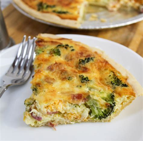 Bacon Broccoli Quiche
