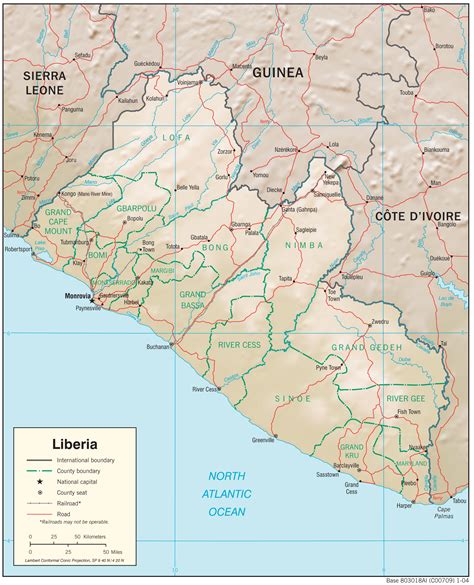 Liberia Maps - Perry-Castañeda Map Collection - UT Library Online