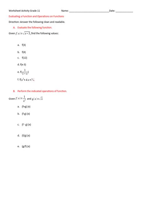 Image result for Evaluate Function Operations