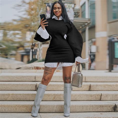 US$ 5.91 - Sexy sweater dress - www.keke-lover.com