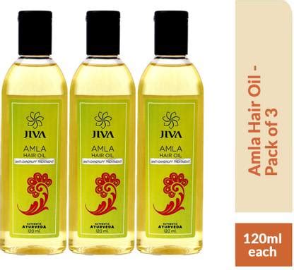 JIVA AYURVEDA Amla Hair Oil - Hair Oil for Hair Growth - 120 ml Each ...