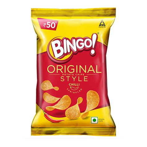 Bingo! Original Style Chilli Sprinkled - Flat Cut Spicy Potato Chips ...