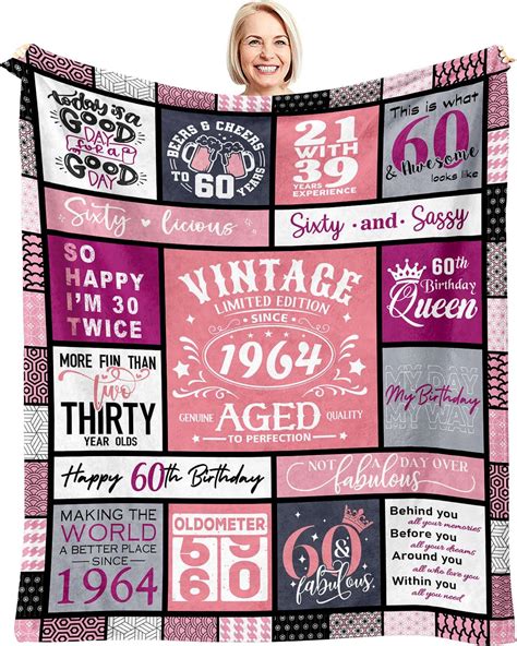 Amazon.com: aisdfhsa 60th Birthday Gifts for Women, 60th Wedding ...