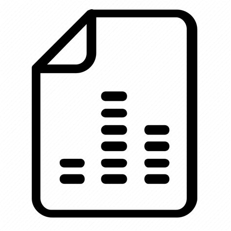 Image result for Audio File Extension Icon