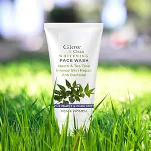 Glow & Clean Whitening Face Wash with Neem & Tea Tree for Acne, Dark ...