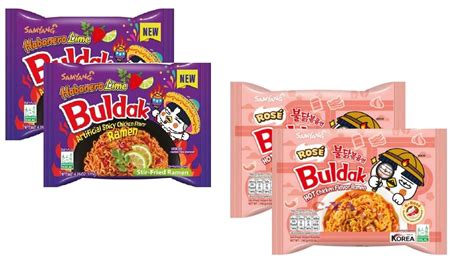 Sam Yang Buldak Rose&Habanero Lime Spicy Hot Chicken Flavour Ramen ...
