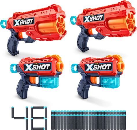 Buy Excel 2 Reflex 6 + 2 Kickback (4 Pack + 48 Darts + 3 Shooting ...