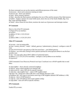 Router Configuration Commands 的图像结果